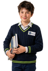Pythagoras school boy academics megamenu